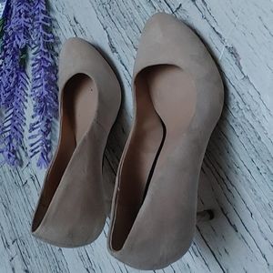 Call it spring beige women's needle heels shoes size 6.5 office school
